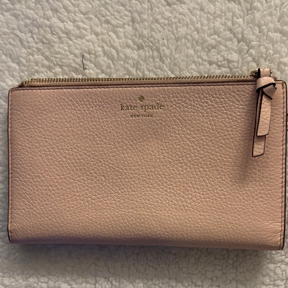Kate Spade Blush Leather Wristlet - Picture 2 of 4